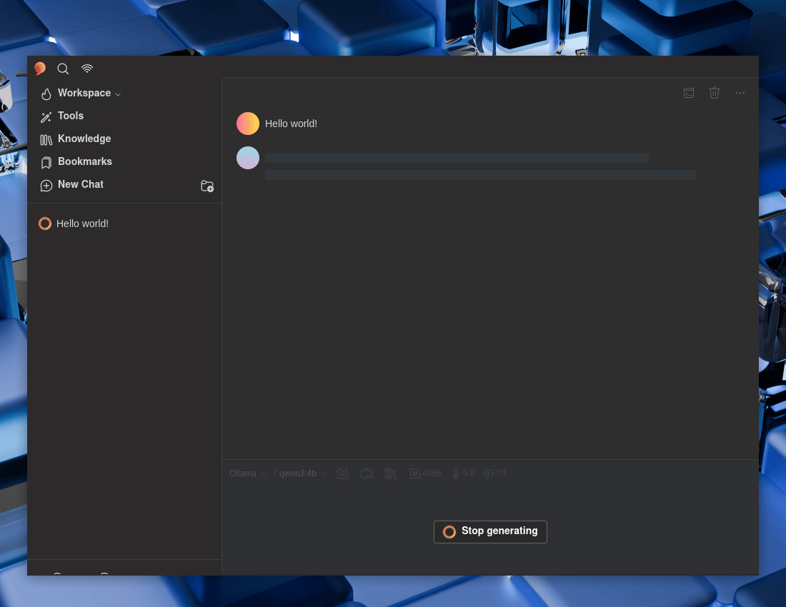 Figure 06: Hello World Processing