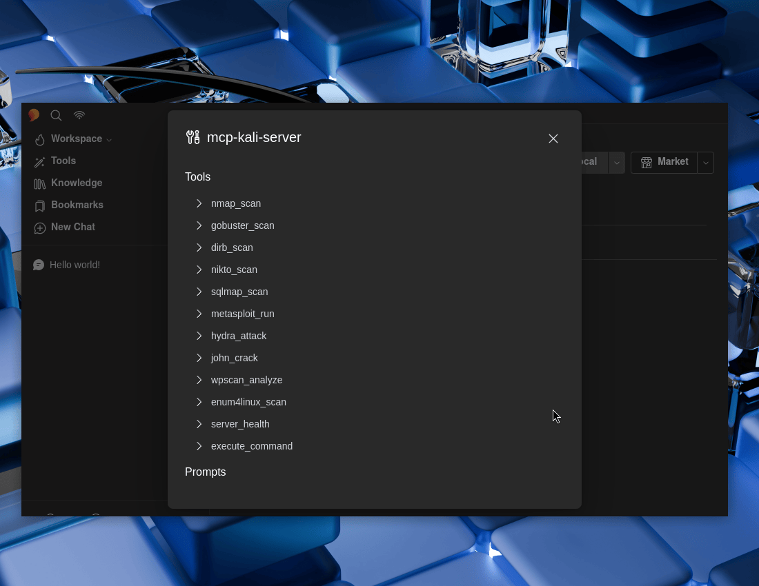Figure 12: MCP Tools Options