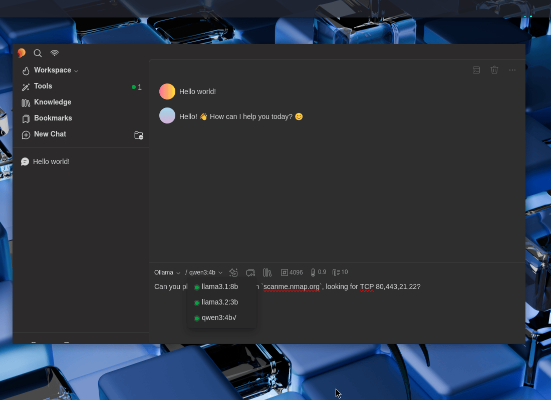 Figure 13: Check MCP LLM Support