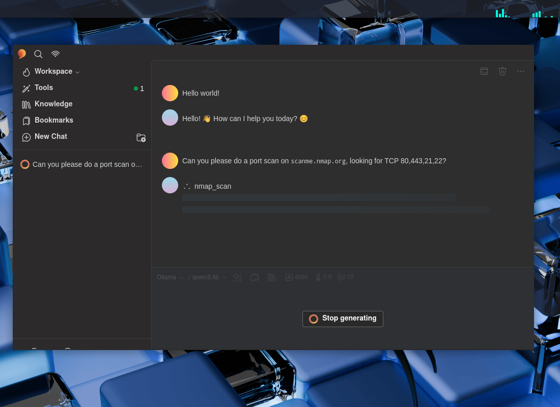 Figure 15: Nmap Scan Scanning