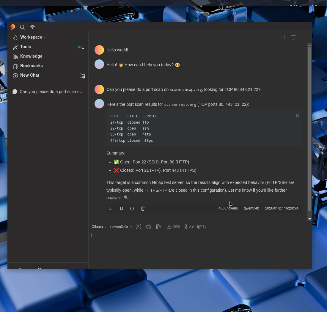 Figure 16: Nmap Scan Result